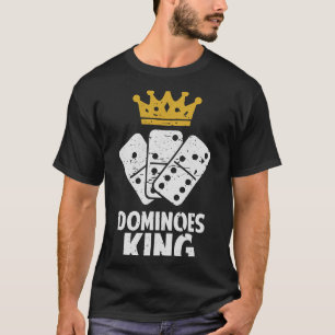 Dominoes King Domino Lover Game Player T-Shirt