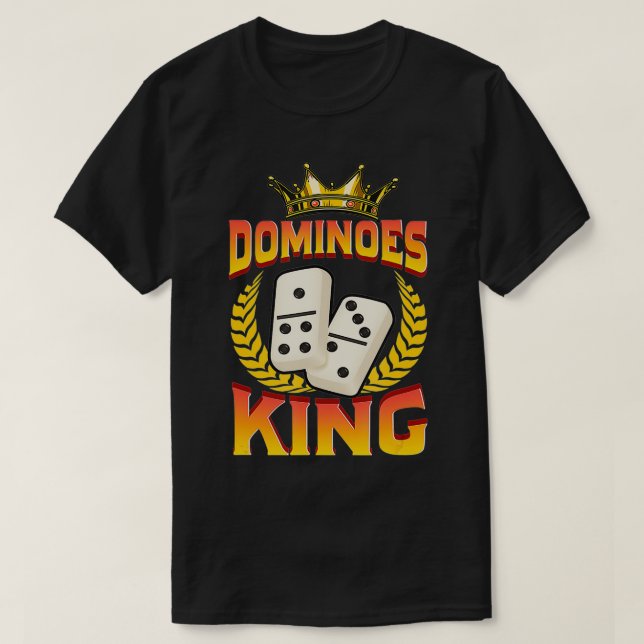 Dominoes King Domino Player Domino genus cygnus  T-Shirt (Design Front)