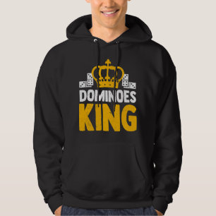 dominoes king for an domino player hoodie