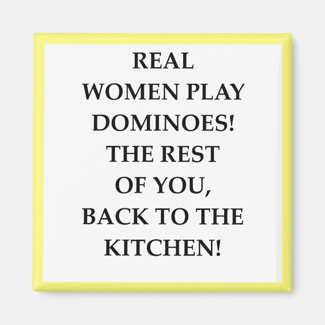 DOMINOES MAGNET (Front)