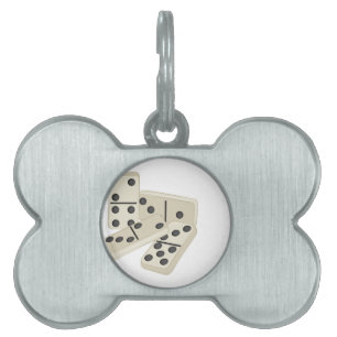 Dominoes Pet ID Tag