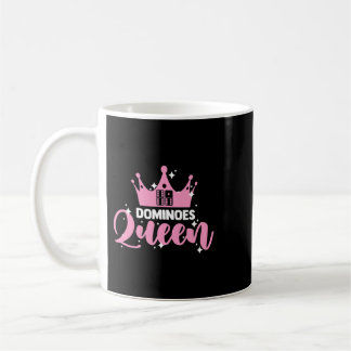 dominoes queen for an domino player coffee mug