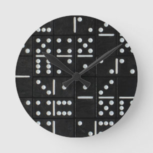 Dominoes Round Clock