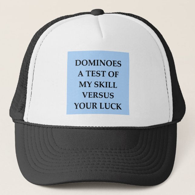 dominoes trucker hat (Front)