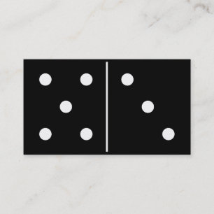 Dominos Game Piece Business Card