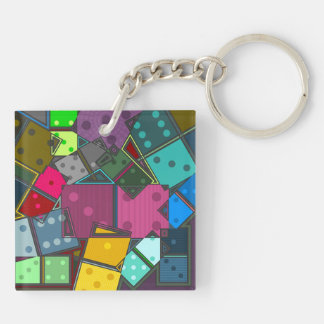 Dominos Key Ring