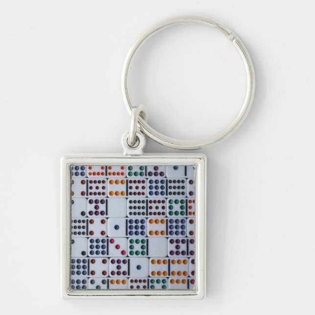Dominos Numbers Game Key Ring (Front)