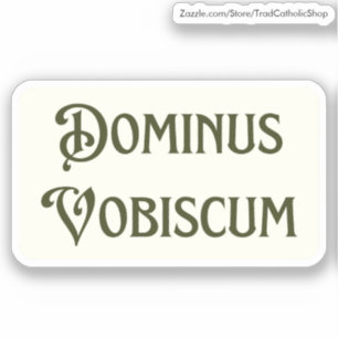 Dominus Vobiscum May the Lord Be With You Vintage