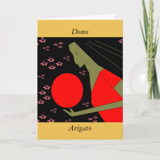 domo arigato thank you card