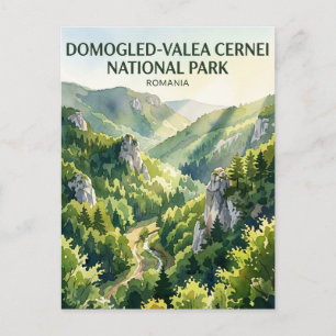 Domogled-Valea Cernei National Park Romania Postcard