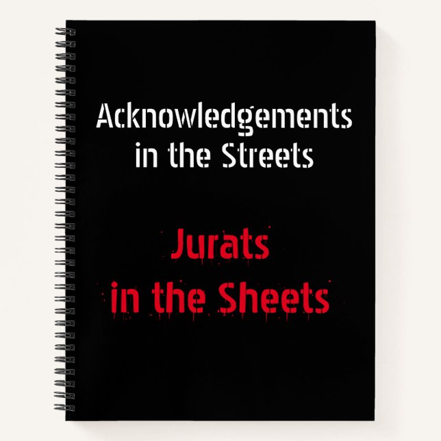 DomTopNotary Acknowledgements & Jurats Notebook. Notebook (Front)