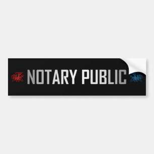 DomTopNotary Notary Public Bumper Sticker