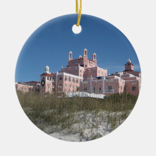 Don CeSar Ceramic Tree Decoration (Front)
