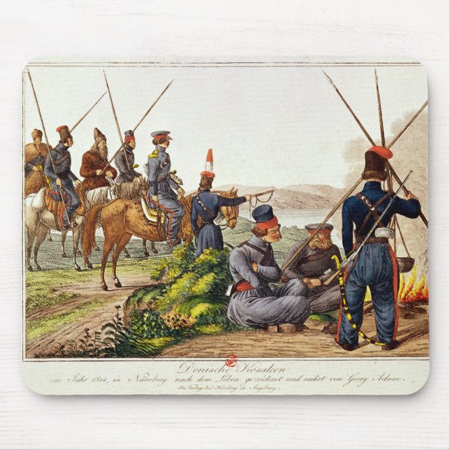 Don Cossacks in 1814 Mouse Mat (Front)