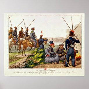 Don Cossacks in 1814 Poster