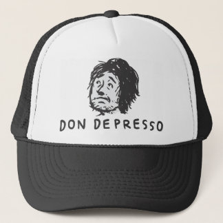 Don Depresso Logo (Thumbnail Face + Name) Trucker Hat