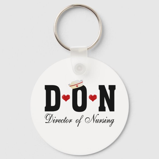 DON Director of Nursing Key Ring (Front)