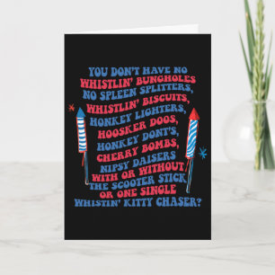 Don Drunk Patriotic Vintage 4th Of July Flag Funny Card