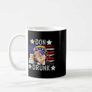 Don Drunk Patriotic Vintage 4th Of July Flag Funny Coffee Mug
