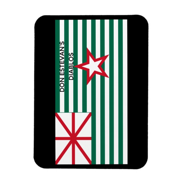 Don Estevan's Diablos Morale Flag Magnet (Vertical)