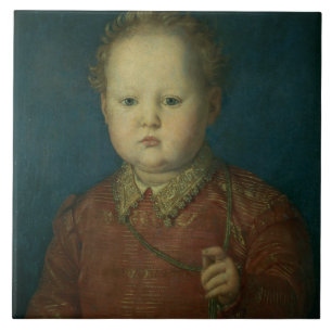 Don Garcia de Medici (?) c.1550 (oil on panel) Tile