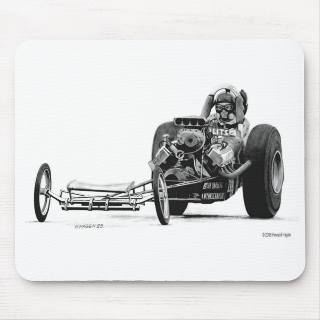 Don Garlits Mouse Mat (Front)