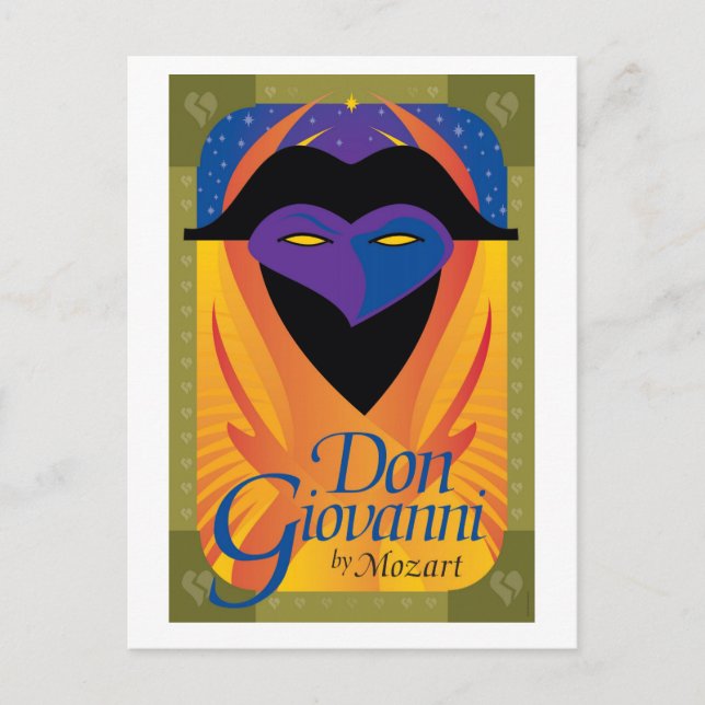 Don Giovanni, Opera Postcard (Front)