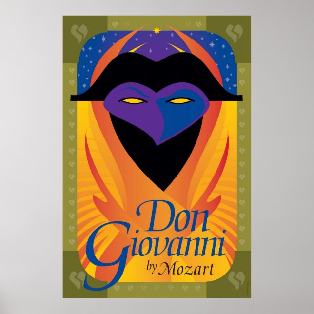 Don Giovanni, Opera Poster (Front)