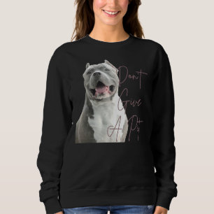 Don Give A Pit Bull Terrier Dog Lover Sweatshirt