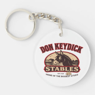 Don Keydick Stables Vintage Farm Key Ring
