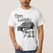 Don Lajoie Danbury Fair Racearena B&W 2-Sided Tee