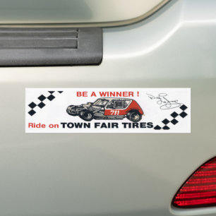 Don Lajoie Town Fair Tire Replica Bumper Sticker!  Bumper Sticker