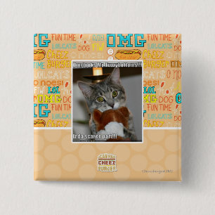 Don looks 15 cm square badge