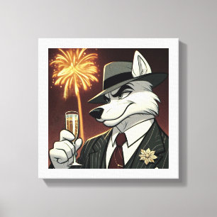 Don Lupo Canino "New Year" Canvas Print