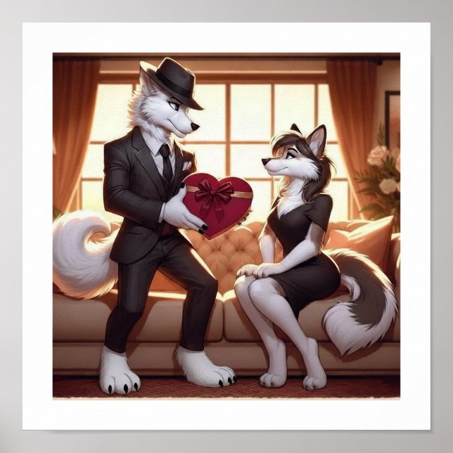 Don Lupo Canino "Valentines" Poster (Front)