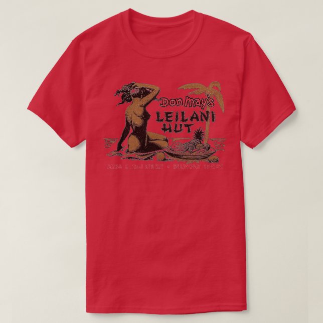 Don Mays Leilani Hut T-Shirt (Design Front)