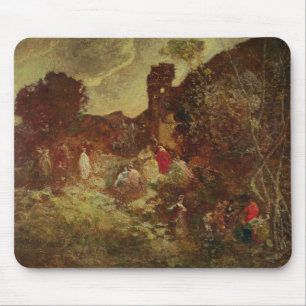 Don Quixote and Sancho Panza, c.1865 Mouse Mat