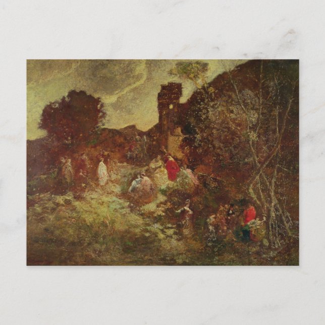 Don Quixote and Sancho Panza, c.1865 Postcard (Front)