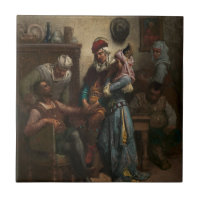 Don Quixote and Sancho Panza Entertained by Basil