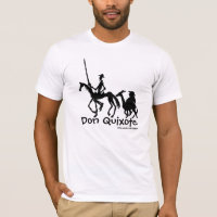 Don Quixote and Sancho Panza graphic art t-shirt