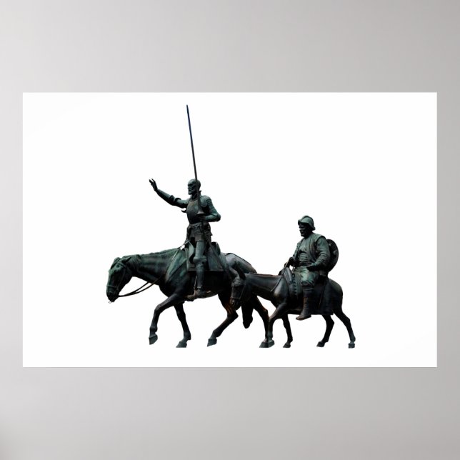 Don Quixote and Sancho Panza Poster (Front)