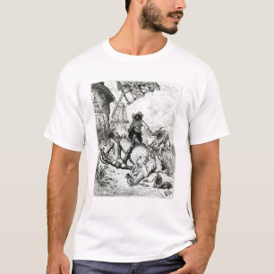 Don Quixote and the Windmills T-Shirt