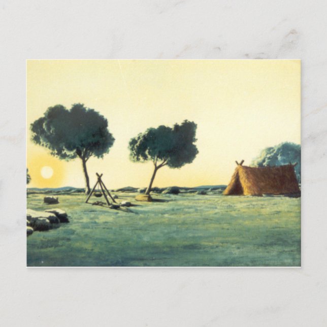 DON QUIXOTE - Animation Background (1979) Postcard (Front)