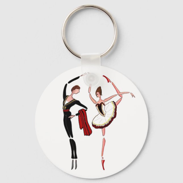 DON QUIXOTE BALLET DANCERS. BALLET KEY CHAIN (Front)