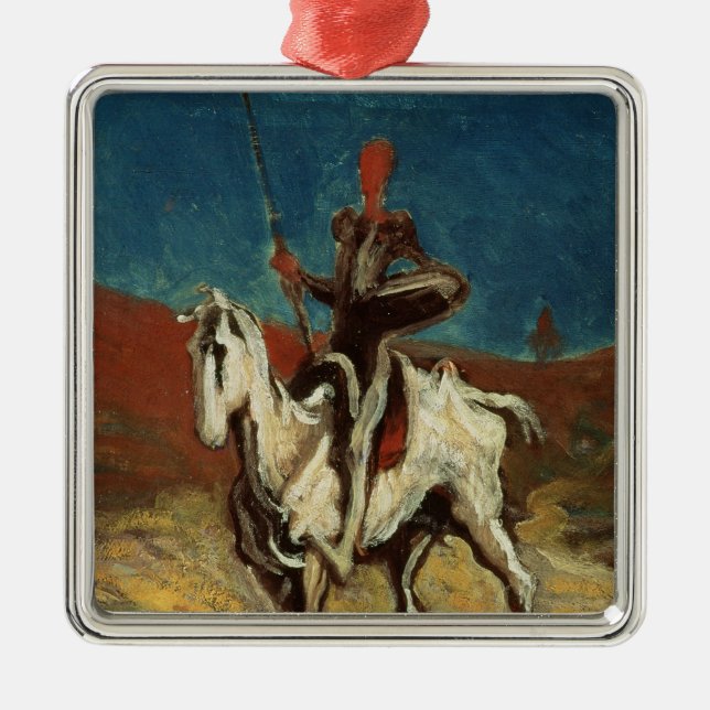 Don Quixote, c.1865-1870 Metal Tree Decoration (Front)