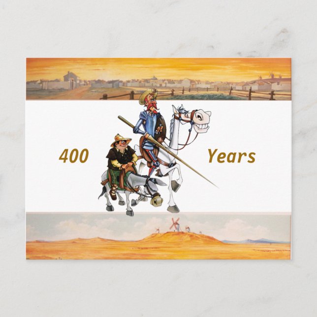DON QUIXOTE- Cartoon animation Background (1979) Postcard (Front)