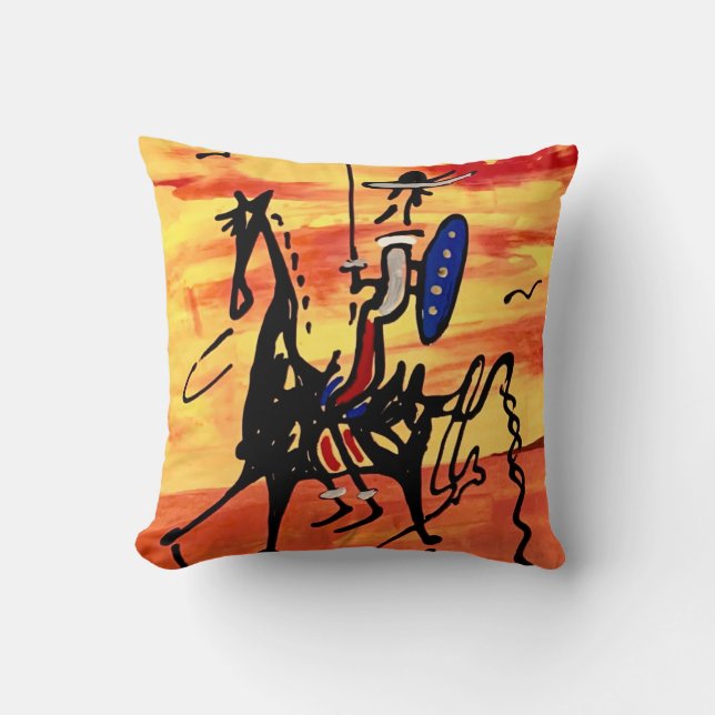 Don Quixote Cushion (Front)