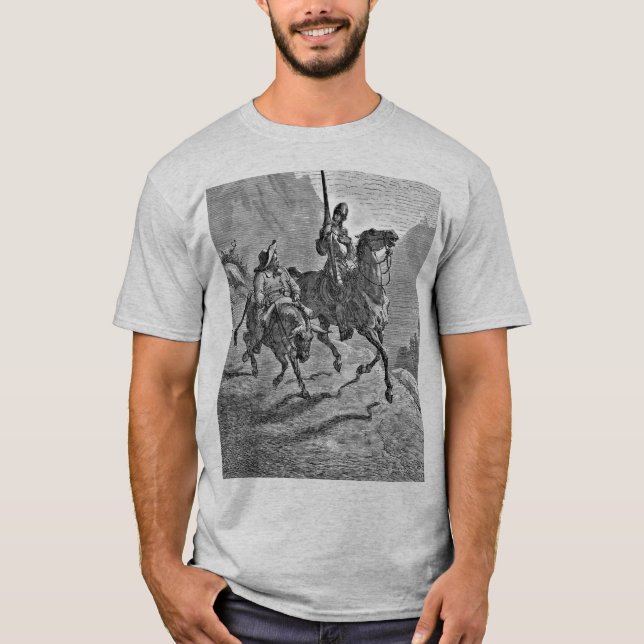 Don Quixote Grey T-Shirt (Front)