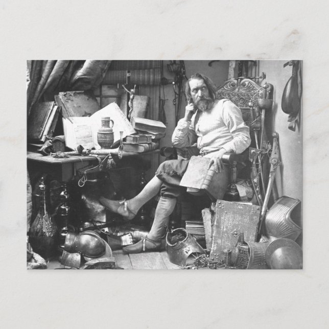 Don Quixote In his Study Postcard (Front)