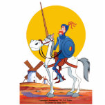 DON QUIXOTE & ROCINANTE PHOTO SCULPTURE MAGNET<br><div class="desc">The Cartoon animation series "DON QUIXOTE OF LA MANCHA" was first seen on TV back in 1979, since then, it has been aired by TV stations around the globe. Don Quixote was first published in 1605 and it's continuation in a second part was published in 1615. Our magnets commemorate both...</div>